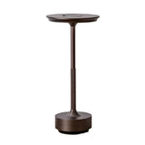 Brown Table lamp on a White backround