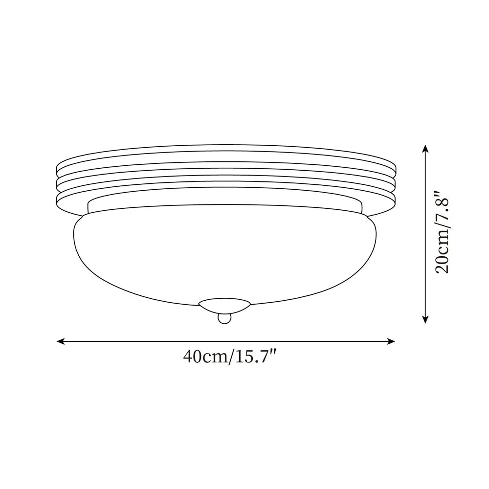 Aveline Glass Ceiling Light