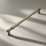 Bronze handle  on a white background
