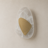 Orlienne Sculptural Glass LED Wall Light