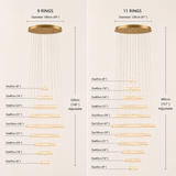 Auralis Éclat Luxury Crystal Chandelier, alternate view 9