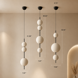 Arlo Modern White Glass Ball Pendant