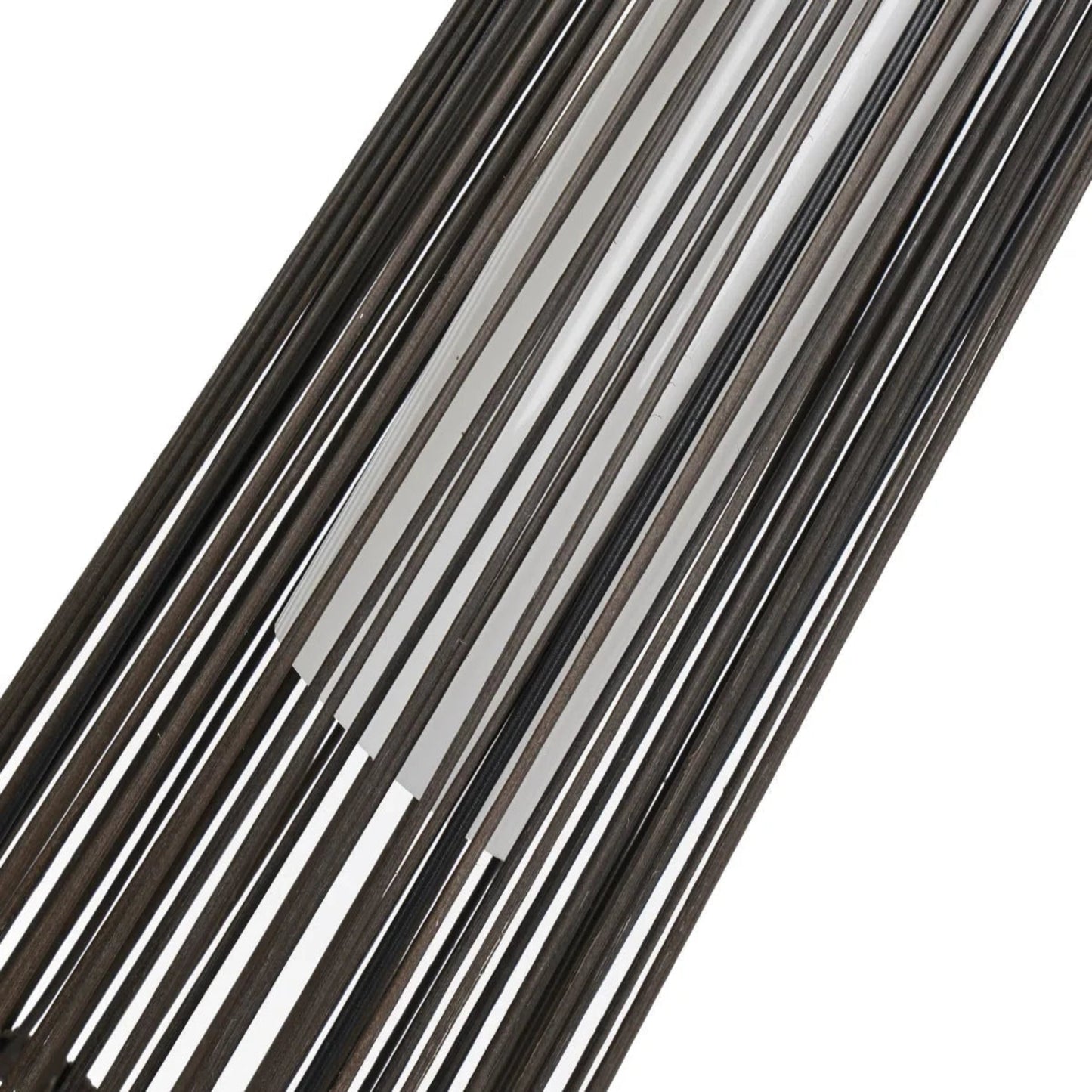 Close-up of black and gray striped pattern on a white background