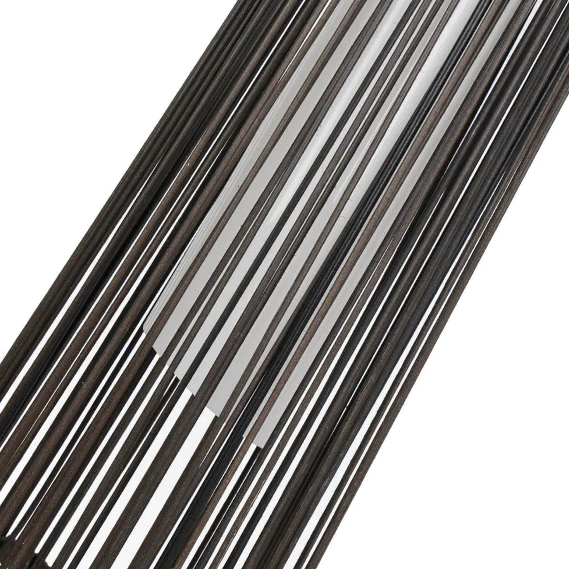 Close-up of black and gray striped pattern on a white background