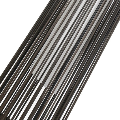 Close-up of black and gray striped pattern on a white background