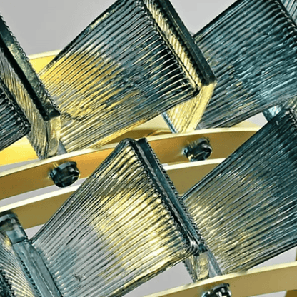 Lumière Blue Éclat Art Deco Wall Sconce