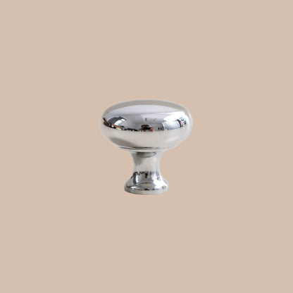 GlossSilver Knob & Pull 2.5cm