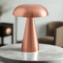 Stylish Glowshroom Retro Mushroom LED Table Lamp – Rechargeable Touch Sensor Light for modern decor and adjustable brightness.