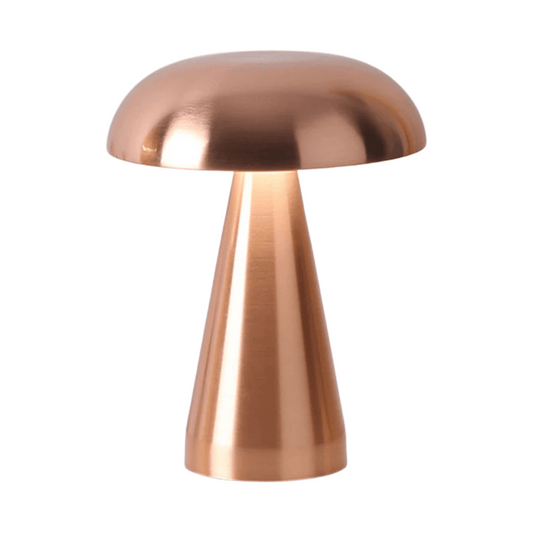 Glowshroom Retro Mushroom LED Table Lamp – Rechargeable Touch Sensor Light adds vintage charm and adjustable brightness to any space.