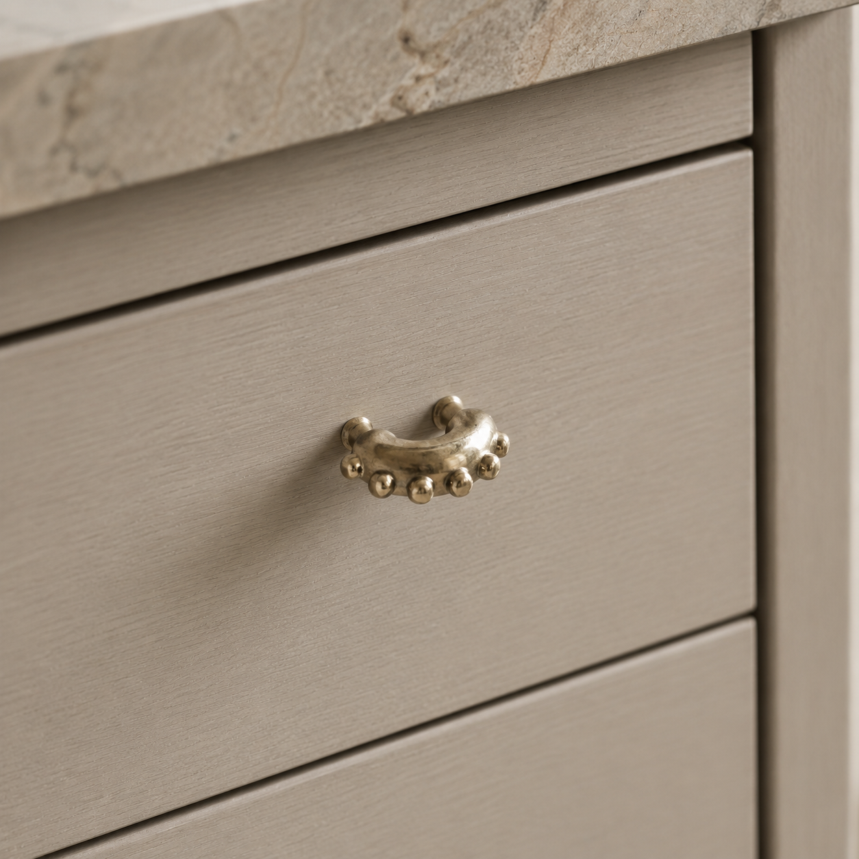 Mirelle Nickel Silver Brass Cabinet Hardware