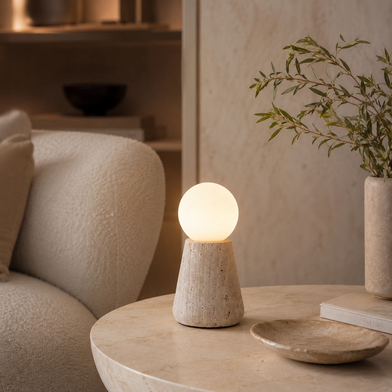 Sorelia Stone Table Lamp