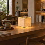 Avela Parchment Cube Table Lamp