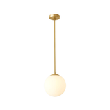 LumoSphere pendant gold on a white backround