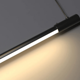 Modern pendant light fixture on a dark background