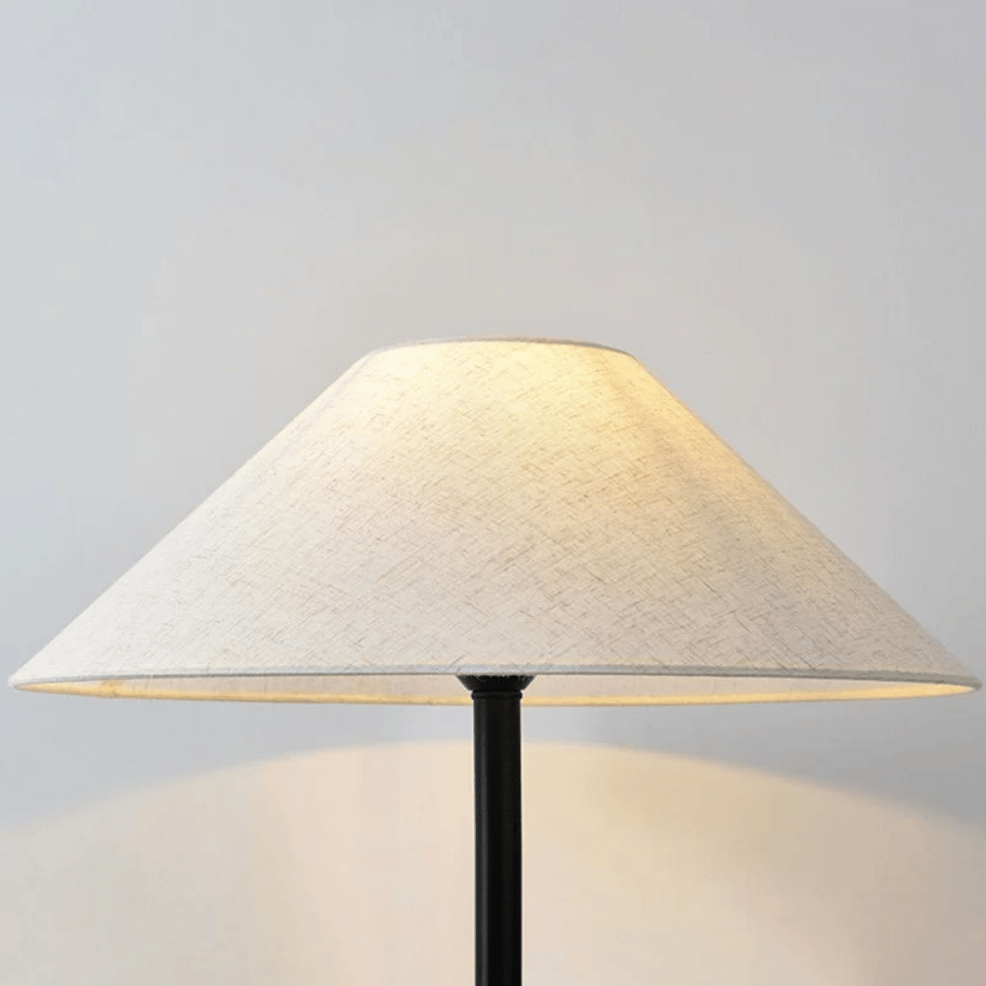 Close look at Vintage Japanese Floor Lamp shade
