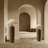 Vintage Japanese Floor Lamp in corridor