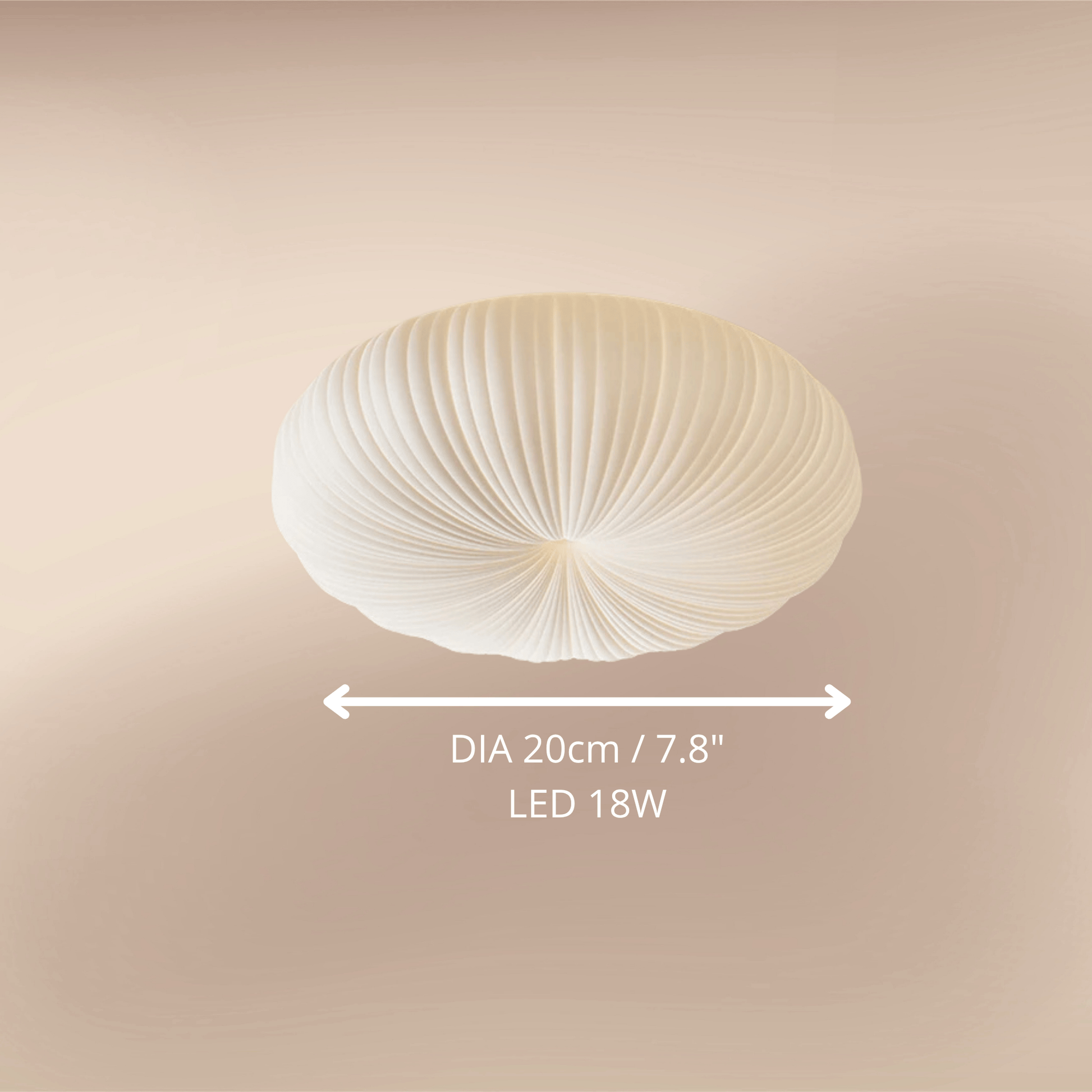 Modern Pumpkin Ceiling Lamp DIA 20cm