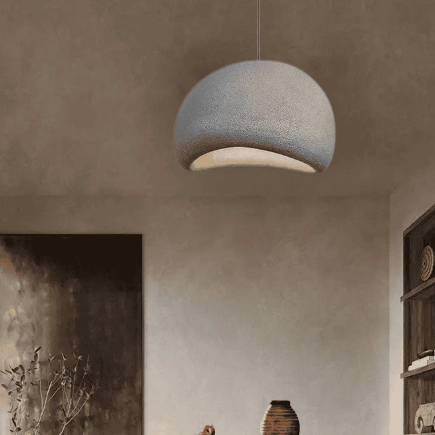 Transform your living space with the Lighting_Santorini_Serenity Chandelier Pendant in living room 
