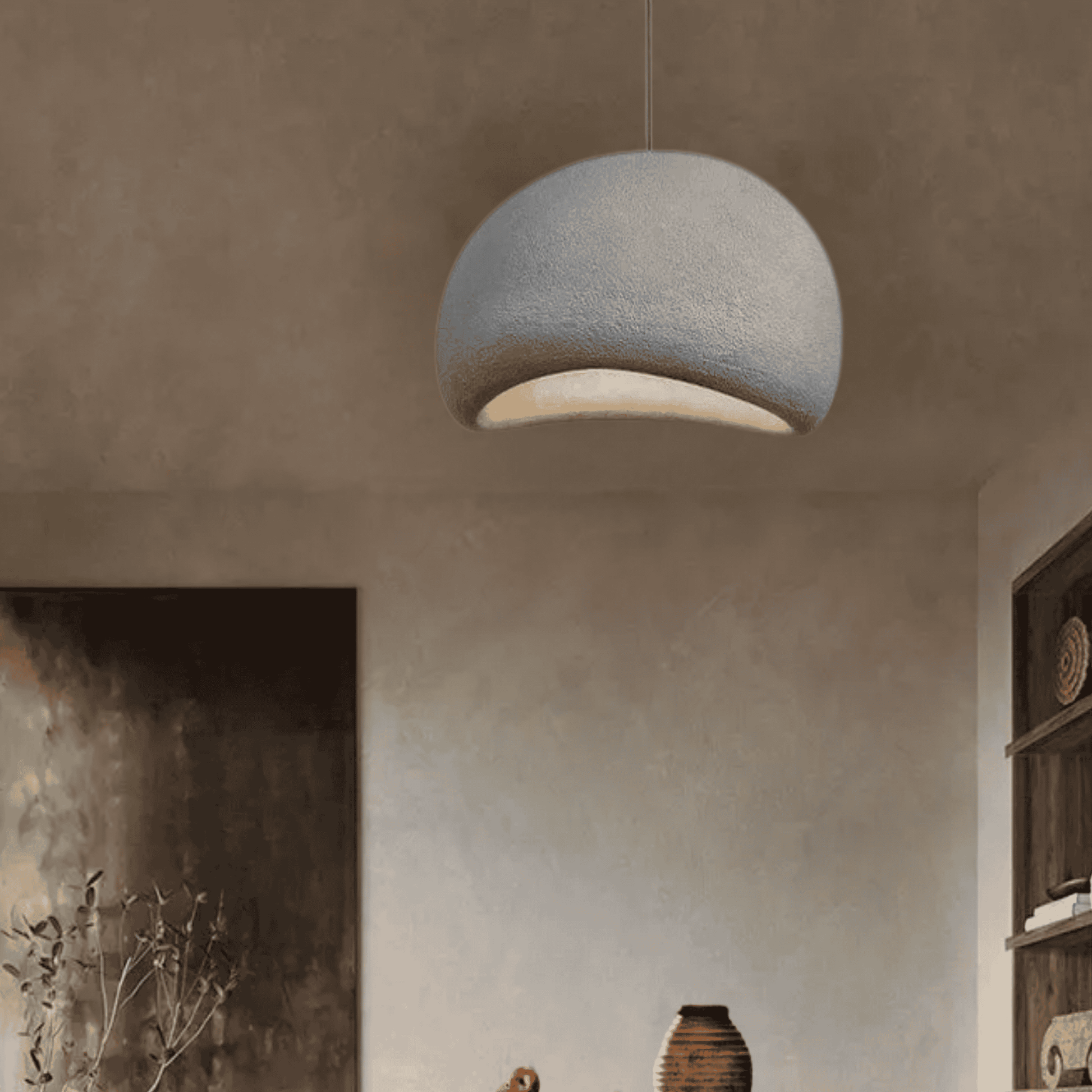 Transform your living space with the Lighting_Santorini_Serenity Chandelier Pendant in living room 