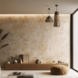 Mixed pendant lights variances that  combines vintage walnut and copper finishes, making it a perfect addition to your living room.