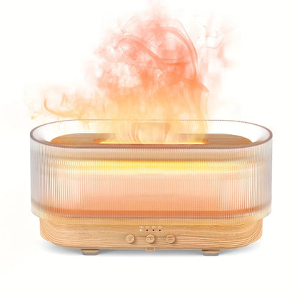 Diffuser with steam rising on a white background