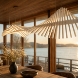 White Karethos Dawn Modern Ceiling Chandelier