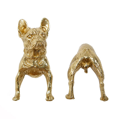 NordiPaw Brass Dog Handle front and back