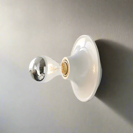 Wall-mounted light fixture on a white background with 'White' label.