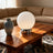 AuroSphere Touch Lamp – Dimmable Vintage Glass LED Table Light | Baskoraa