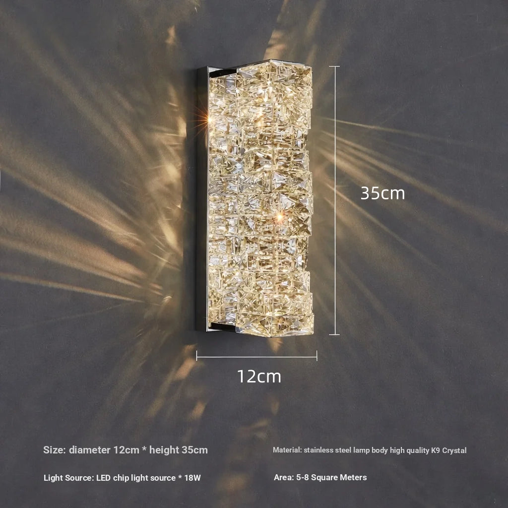 Celestine Crystal LED Wall Sconce