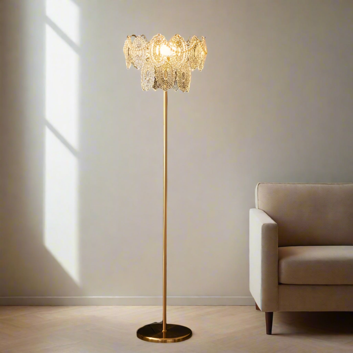 LustraGlow Crystal Lamp LED