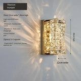 Celestine Crystal LED Wall Sconce
