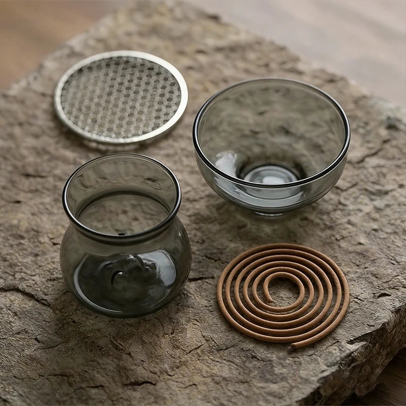 Kiyora Glass Mountain Incense Burner