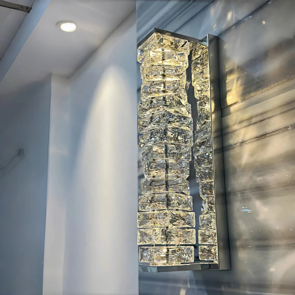 Celestine Crystal LED Wall Sconce