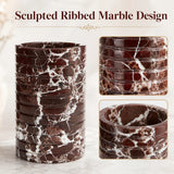 Vellaro Ribbed Natural Marble Bottle Chiller
