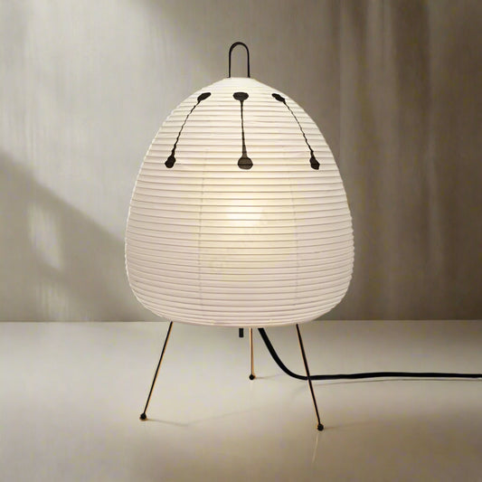 Kōan Rice Paper Table Lamp – Minimalist LED Serenity Light