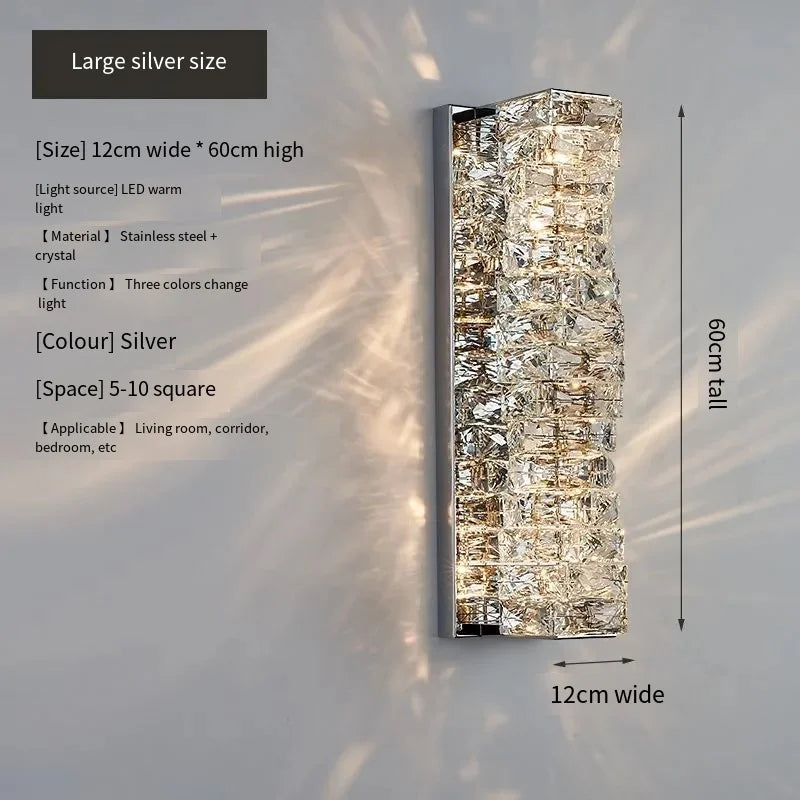 Celestine Crystal LED Wall Sconce