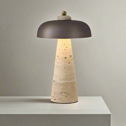 Table lamp displayed on a gray background