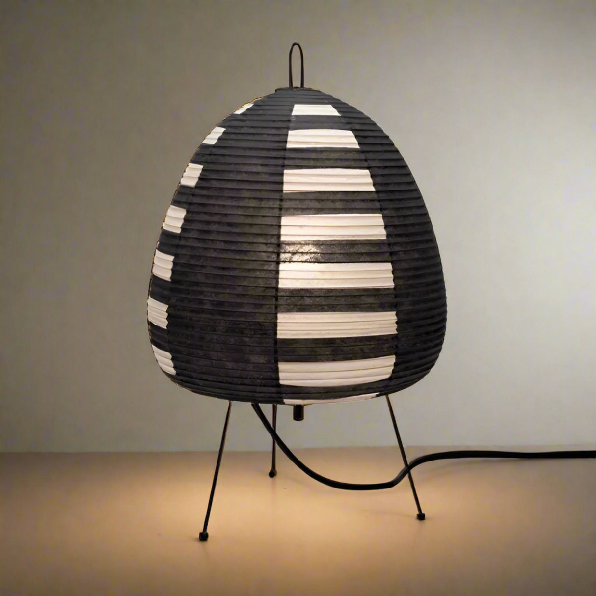 Kōan Rice Paper Table Lamp – Minimalist LED Serenity Light