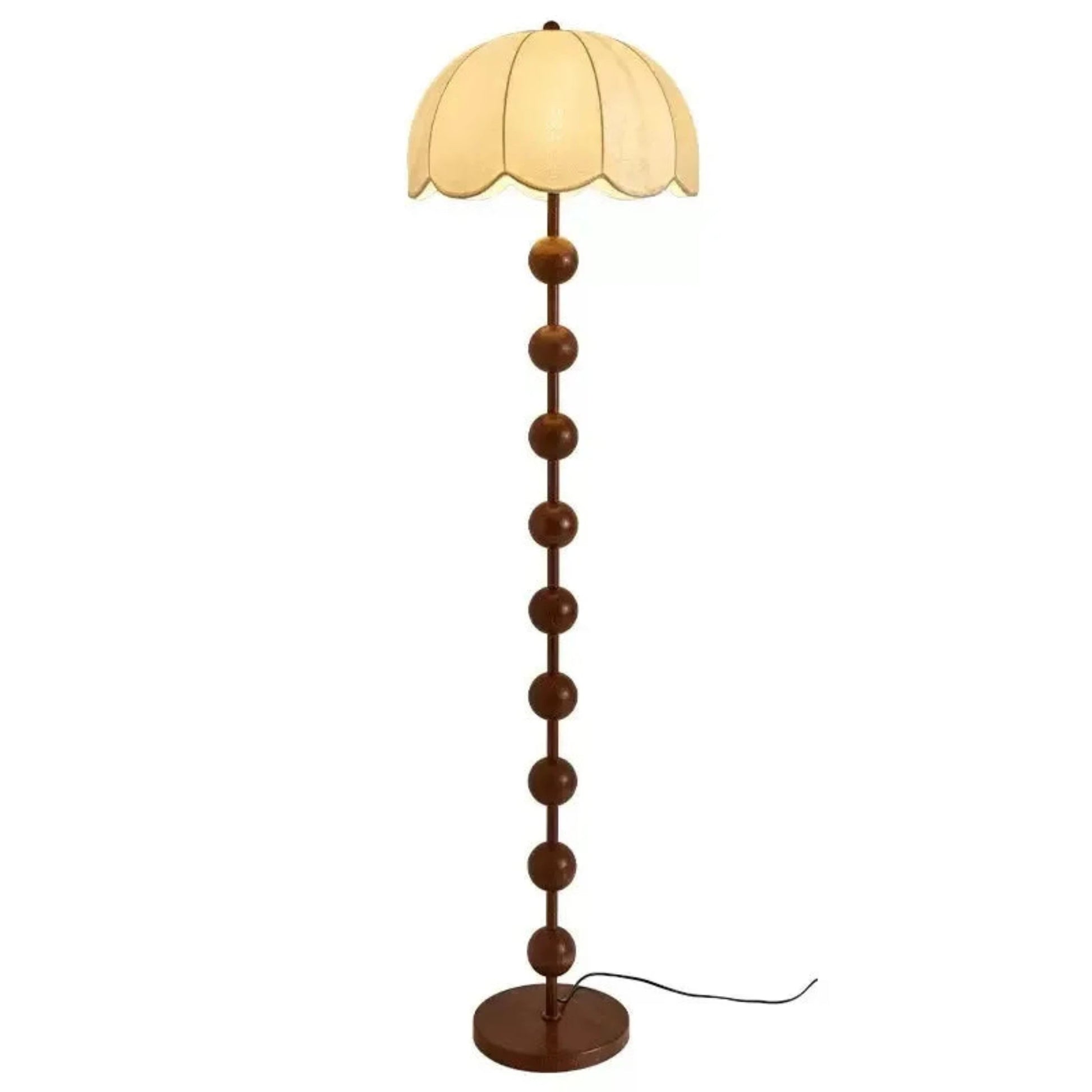 Variant image for Modern White Mushroom Floor Lamp – Minimalist Standing Lamp 