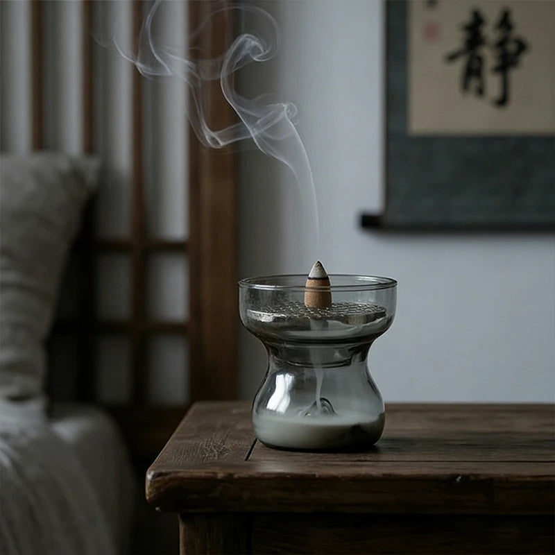 Kiyora Glass Mountain Incense Burner