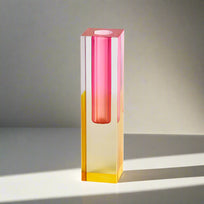 CrystalColumn- Acrylic Bud Vas