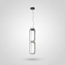 Modern pendant light with dimensions H640 and D180 on a white background