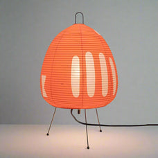 Kōan Rice Paper Table Lamp – Minimalist LED Serenity Light — japandi table lamp by Baskoraa
