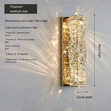 Celestine Crystal LED Wall Sconce