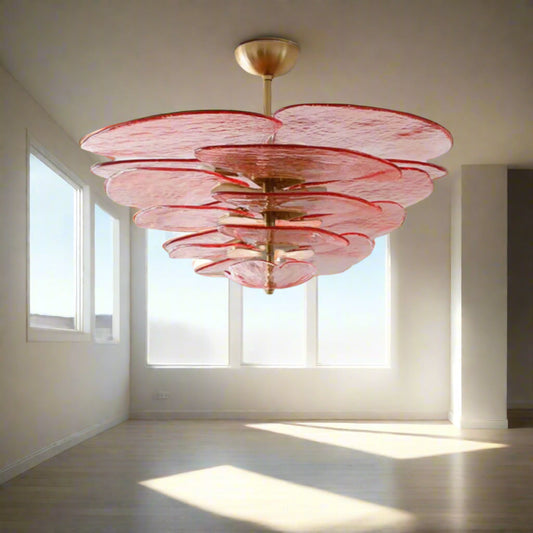LustraVitra Pink Ceiling Chandelier