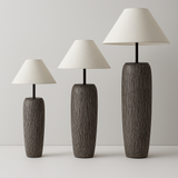 SabiStone Japanese Ceramic Floor Lamp – Artistic Vintage Standing Light
