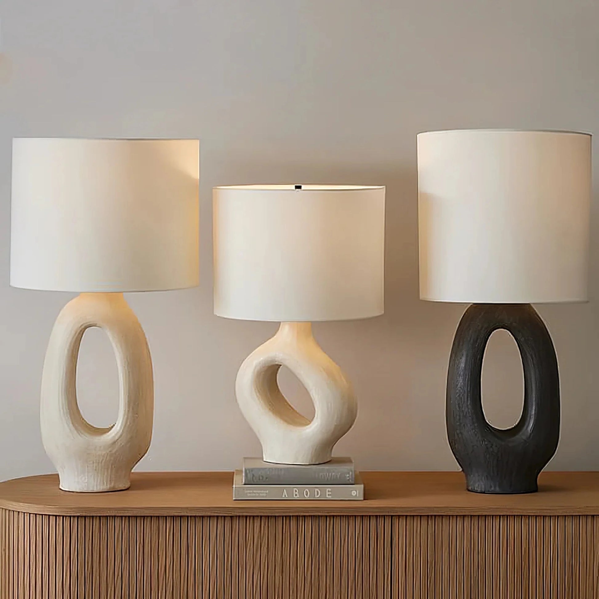 Combination of table lamps, making it a perfect addition to your bedroom or living room. Featuring an LED E27 bulb, it provides warm, inviting light while enhancing your decor.