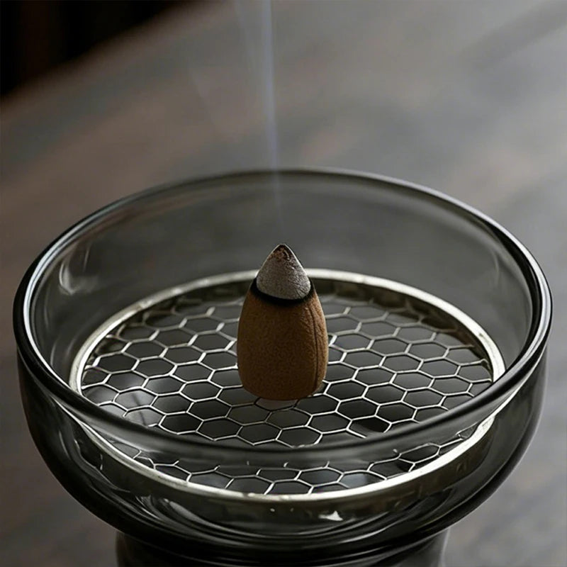 Kiyora Glass Mountain Incense Burner