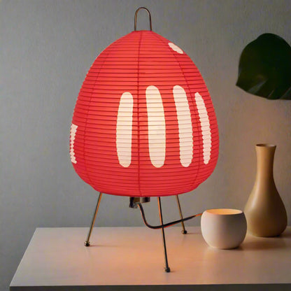 Kōan Rice Paper Table Lamp – Minimalist LED Serenity Light